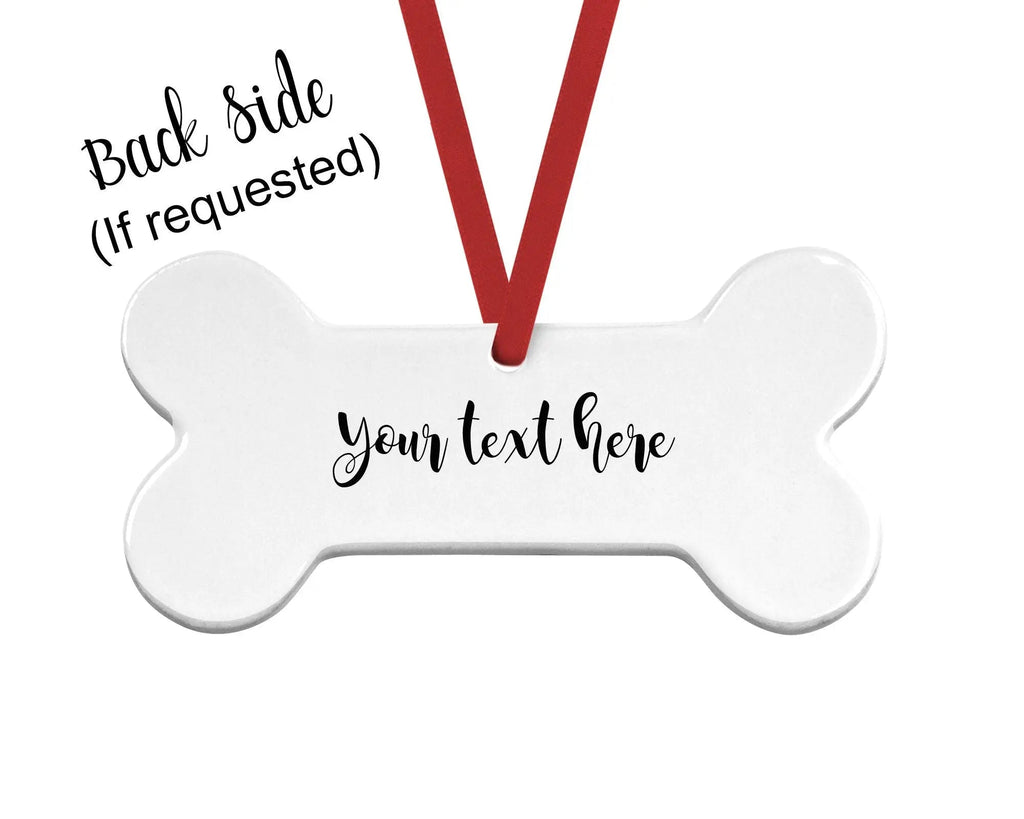 Christmas dog ornament, Christmas lights Ornament, Personalized Dog Bone, Dog Ornament Personalized, Dog Bone Shaped, Pet ornament Ornaments