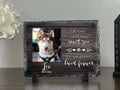 Personalized Dog Memorial   If Love Could Have Saved You  Personalized Picture Keepsake Memorial Slates
