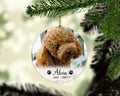 Personalized Dog Memorial  Christmas Ornament Personalized Picture Keepsake Ornaments